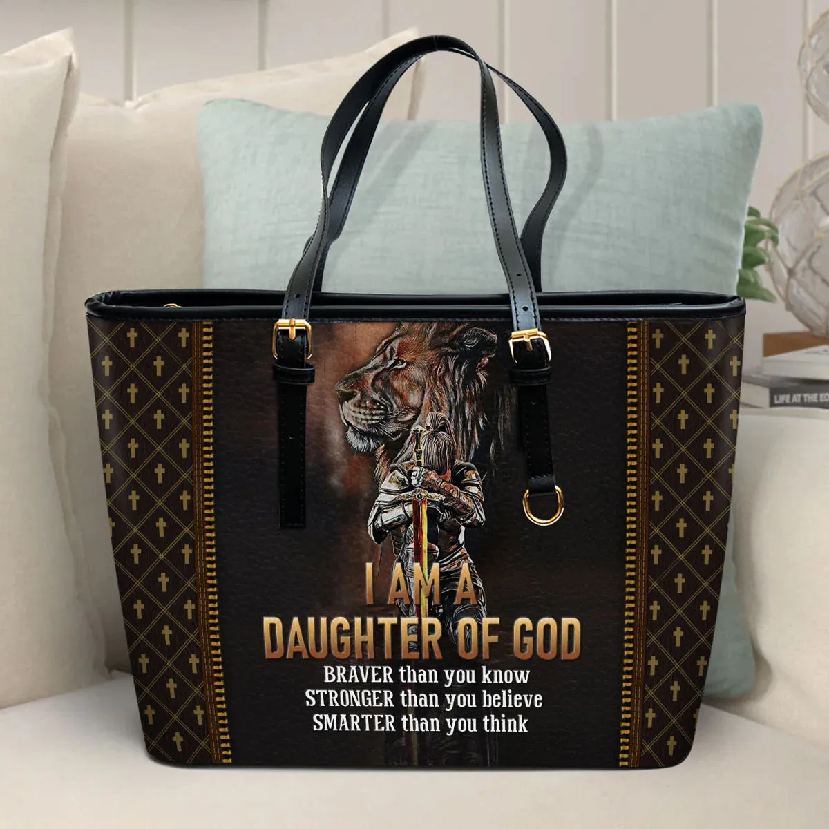 Christianart Designer Handbags, I Am A Daughter Of God, Personalized Gifts, Gifts for Women.