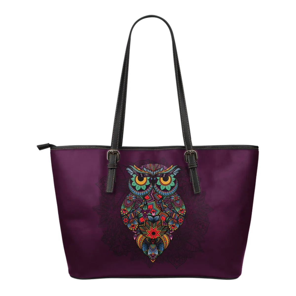 Colorful Owl Tote Bag
