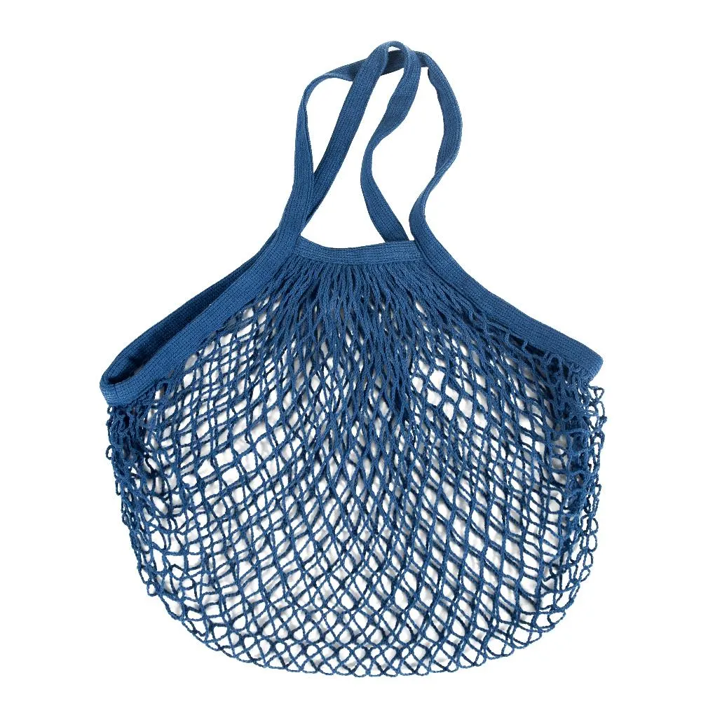Cotton Mesh Produce and Grocery Bags w/ Short Handle – Eco-Friendly and Durable