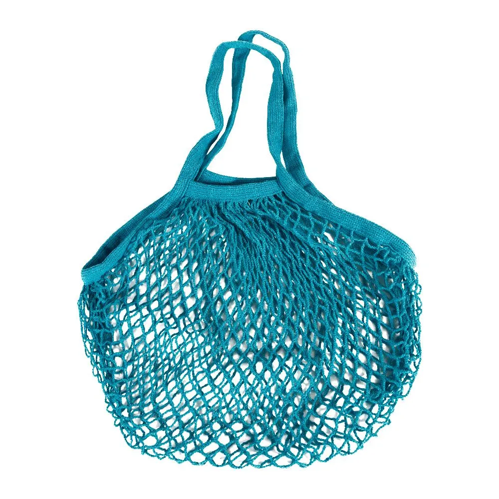 Cotton Mesh Produce and Grocery Bags w/ Short Handle – Eco-Friendly and Durable