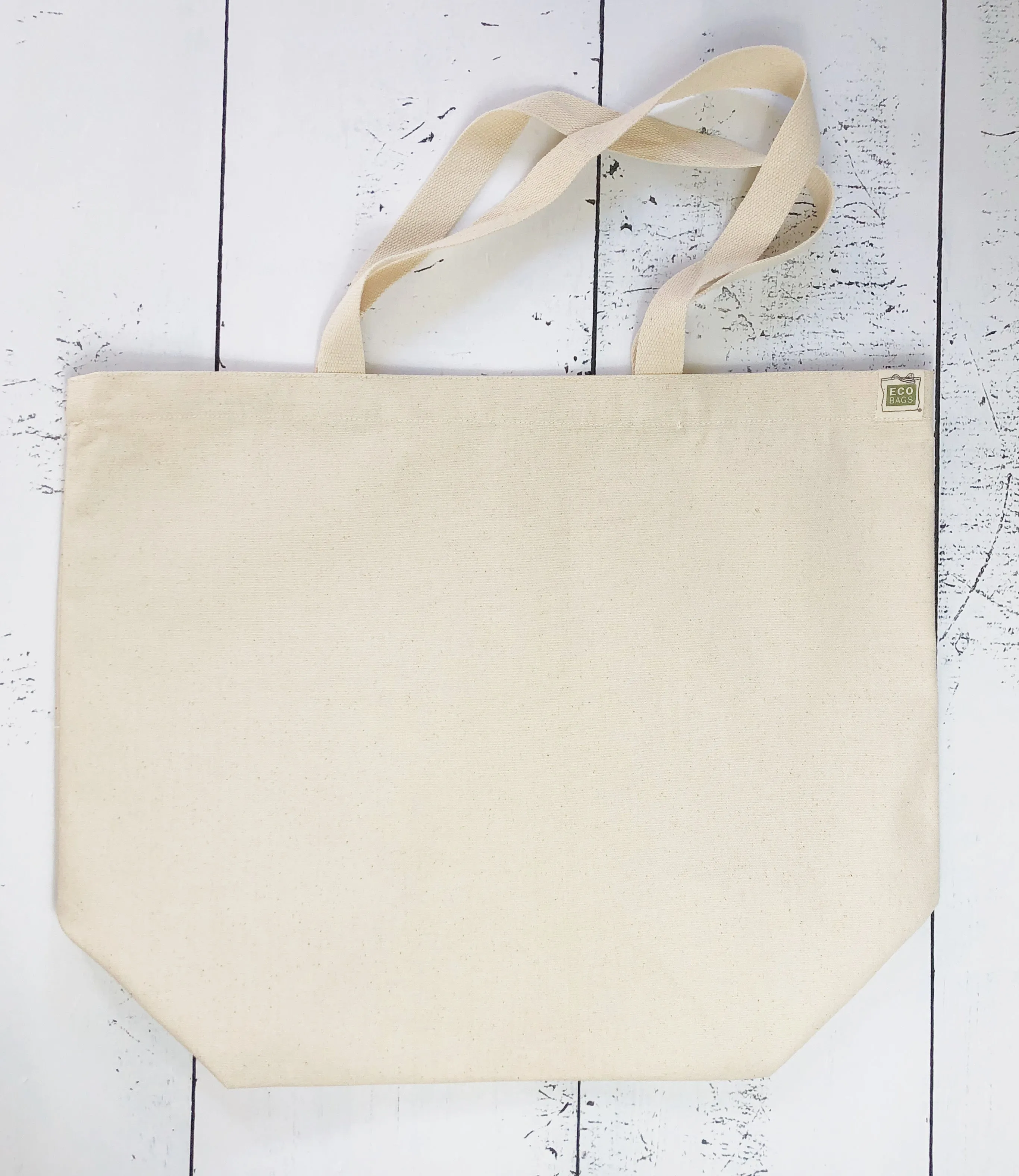 custom watercolor canvas tote bag