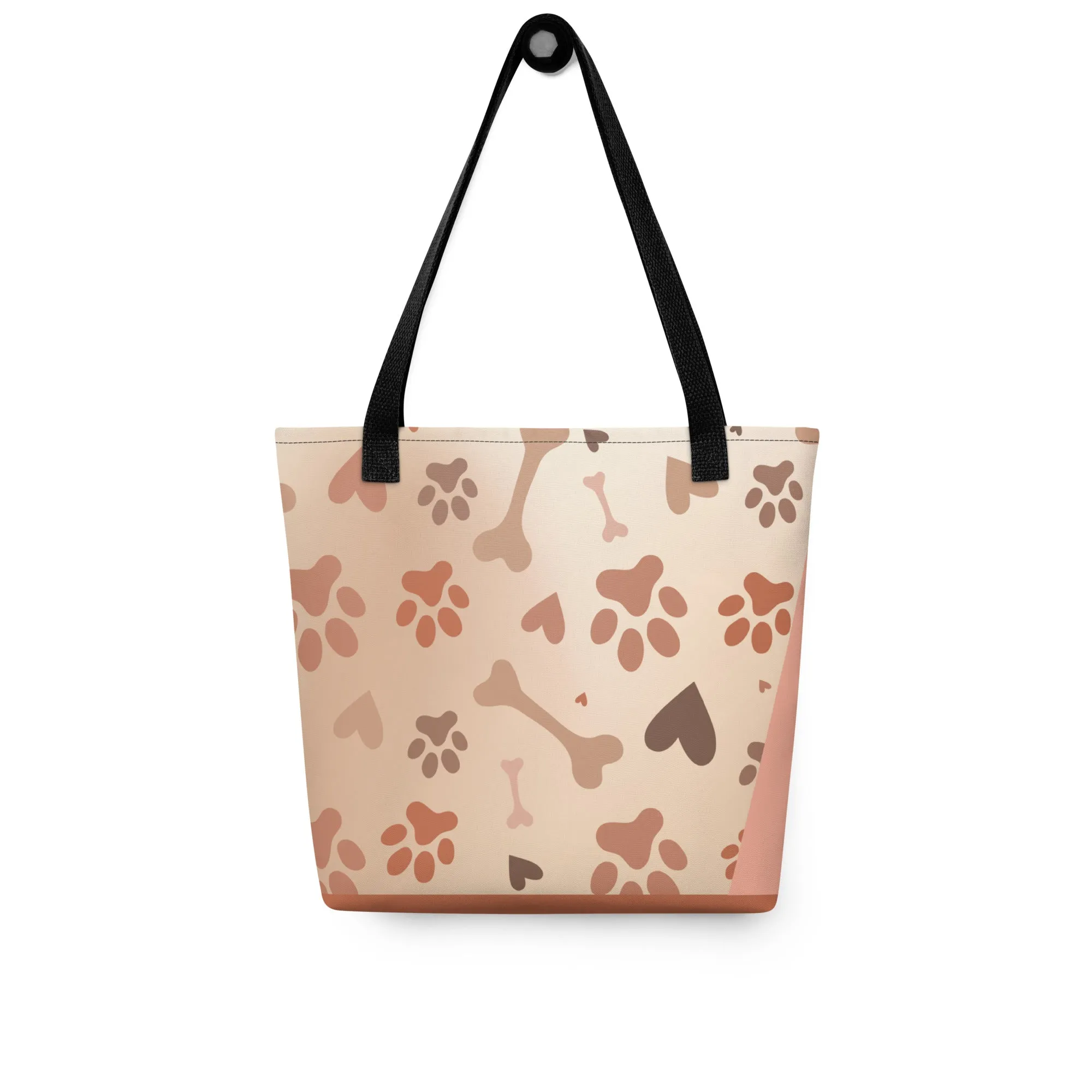 Cute Poodle Print Tote Bag