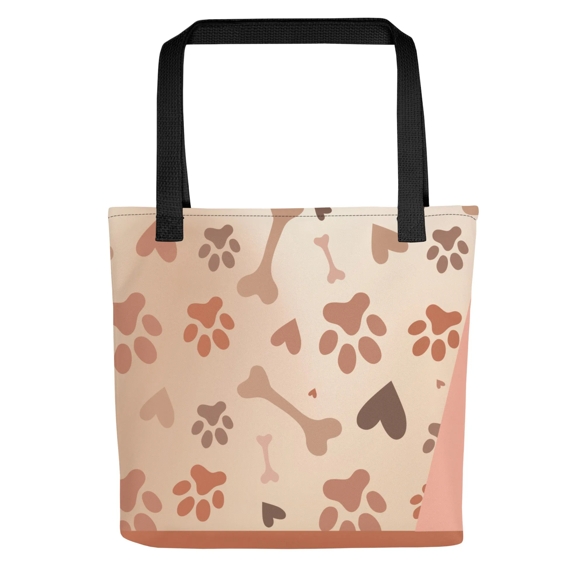 Cute Poodle Print Tote Bag