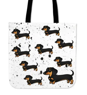 Dachshund Cotton Tote Bag