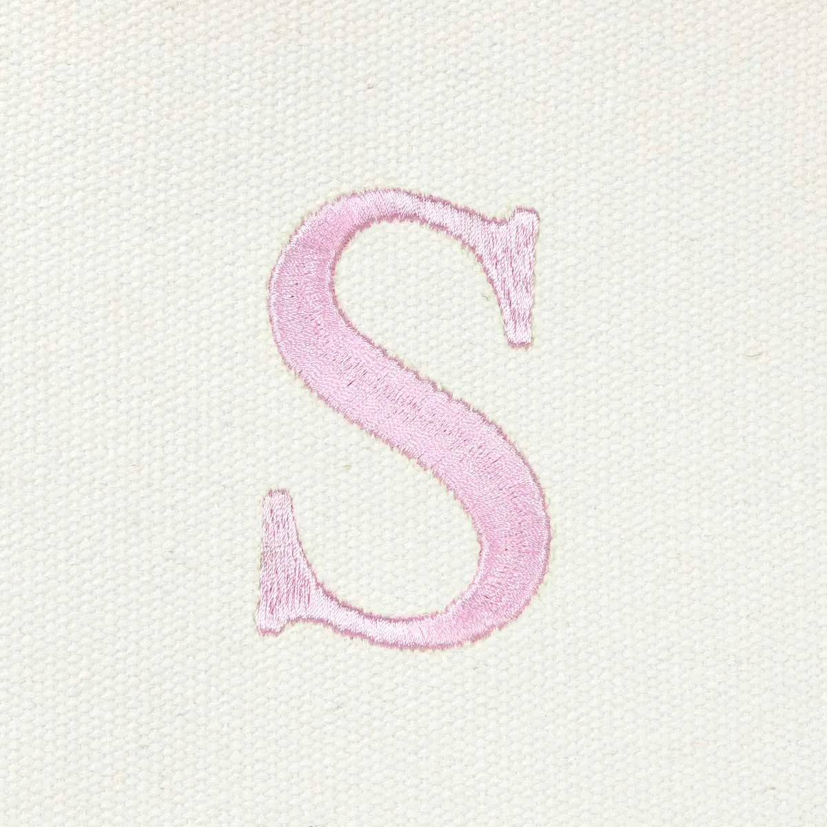 Dalix Medium Personalized Tote Bag Monogrammed Initial Letter - S