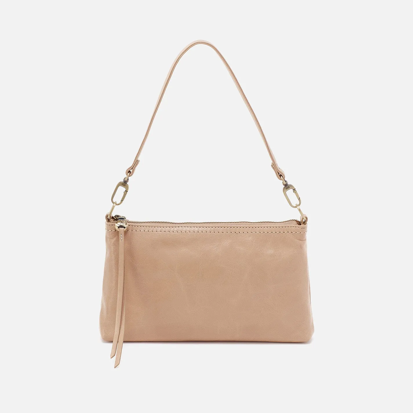 Darcy Crossbody In Polished Leather - Sand
