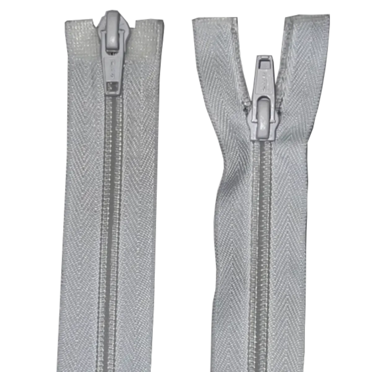 Double Slider Nylon/Plastic 2 Way Zip - With Metal Sliders 22" (56cm)