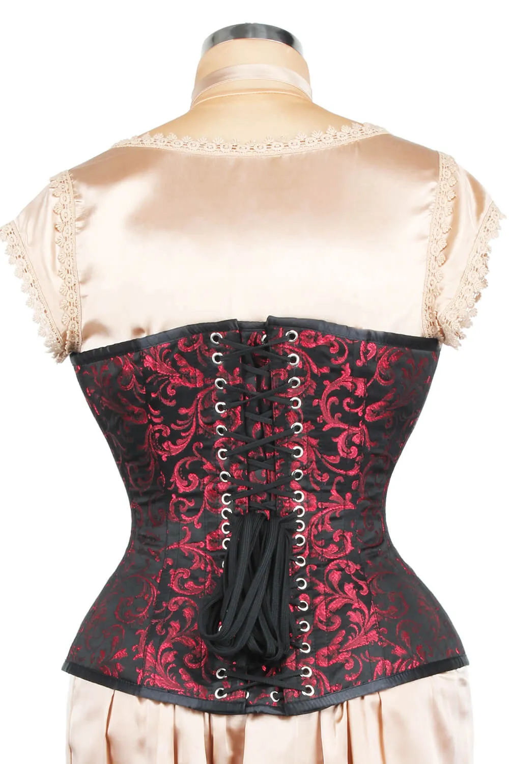 Edwardian Long Line Brocade Corset (ELC-401)