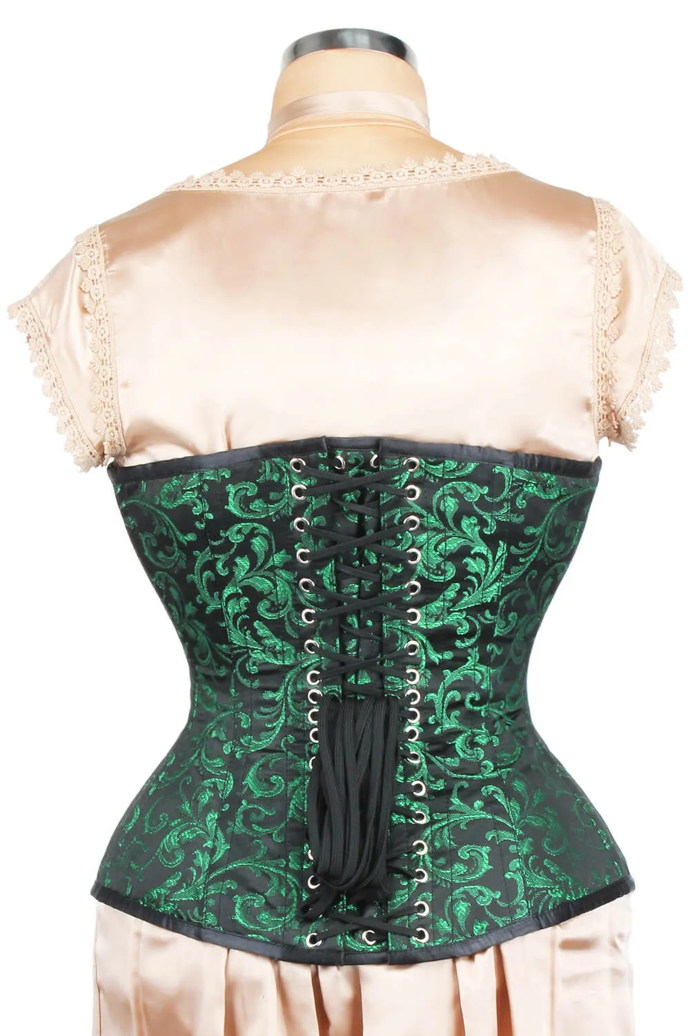 Edwardian Long Line Brocade Corset (ELC-401)