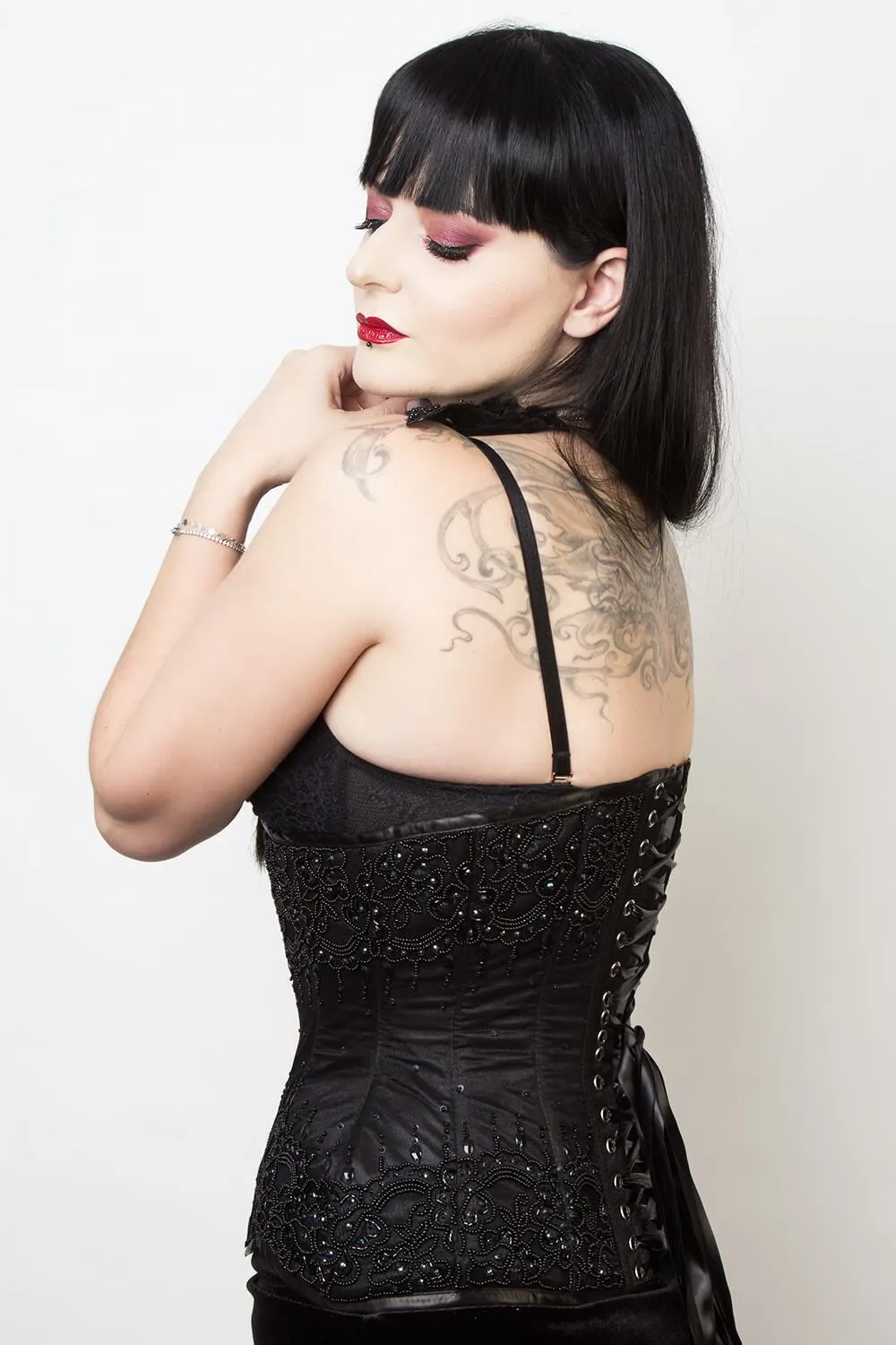 EL-131 - Custom Made Curvy Hand Crafted Couture Corset (ELC-102)