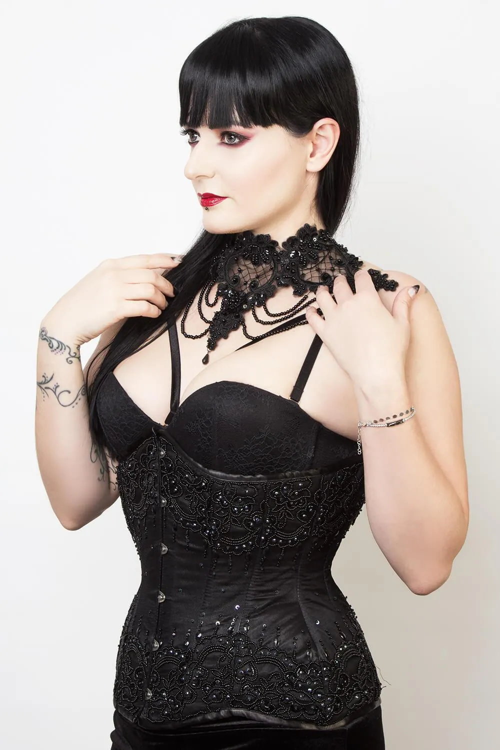 EL-131 - Custom Made Curvy Hand Crafted Couture Corset (ELC-102)