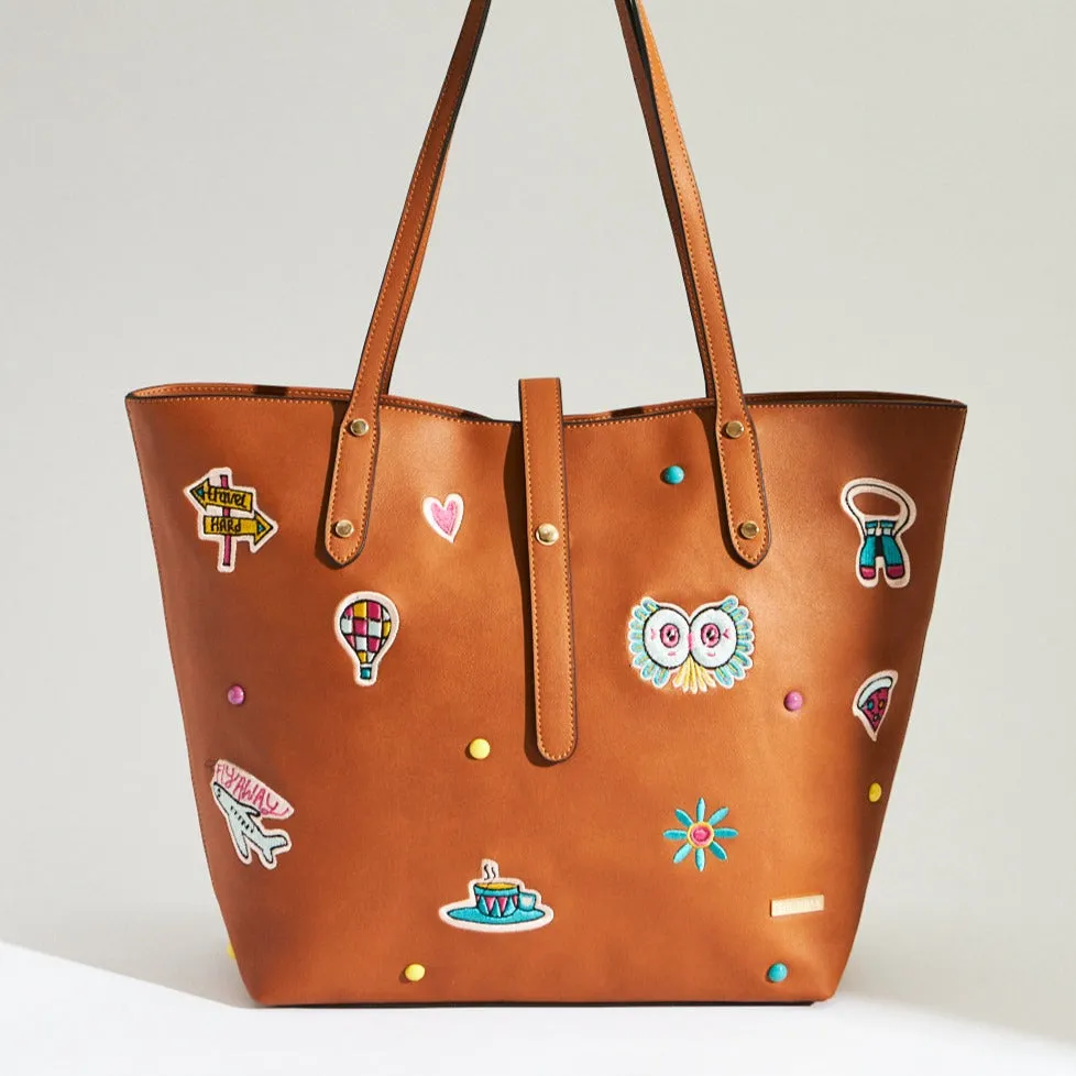 Embroidered Daydreams Tote Bag