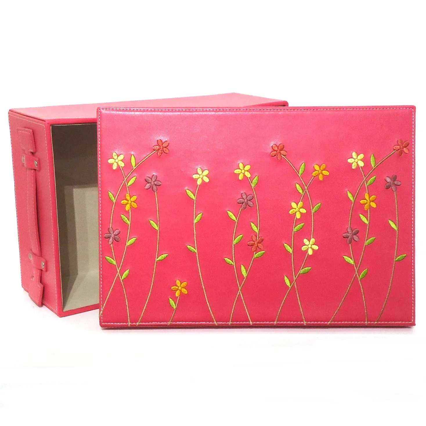 Embroidered Storage Box, Large
