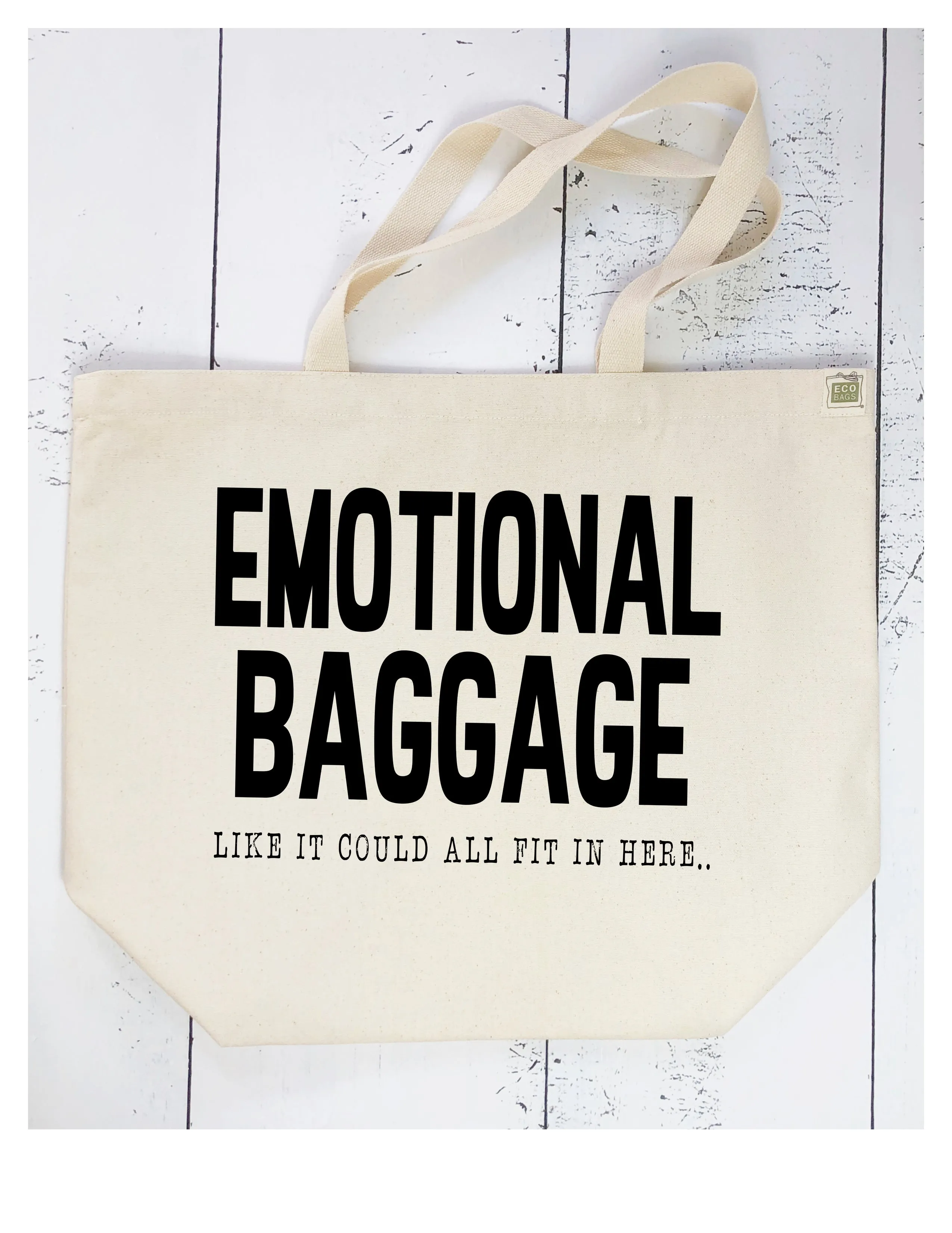 emotional baggage - tote bag