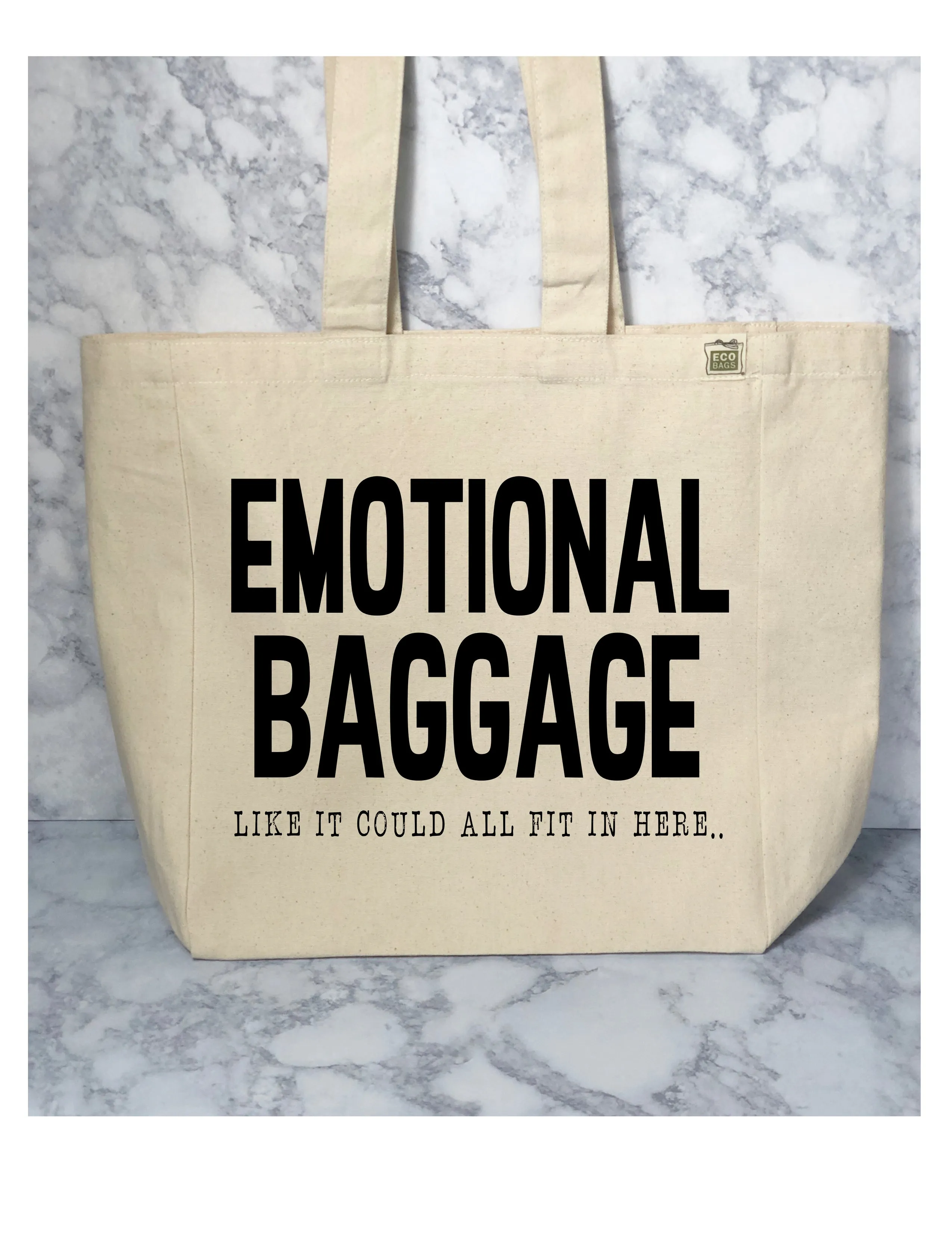 emotional baggage - tote bag