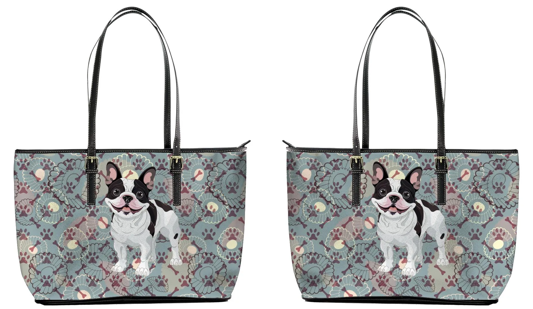 French Bulldog Tote Bag - Cartoon