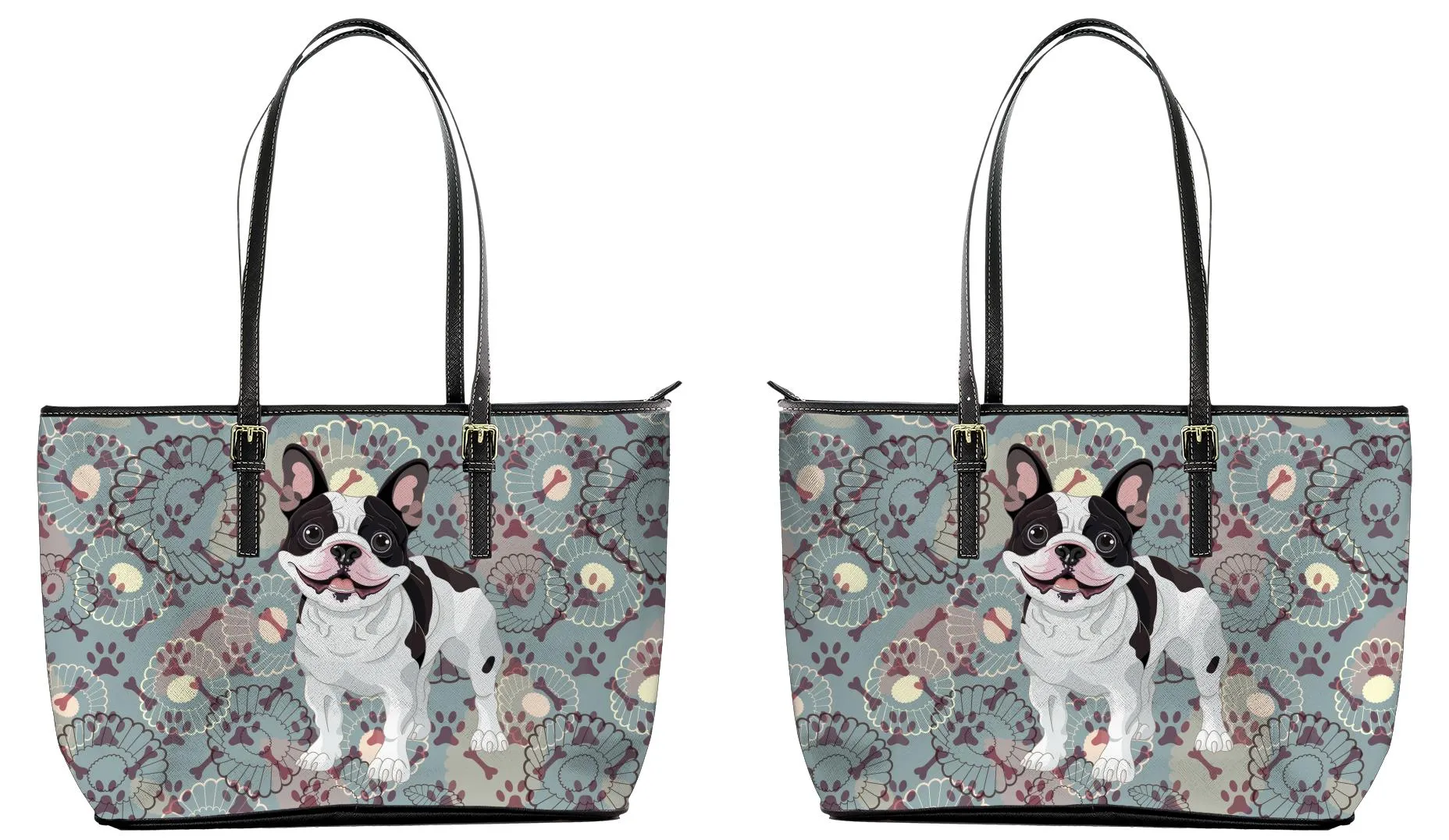 French Bulldog Tote Bag - Cartoon