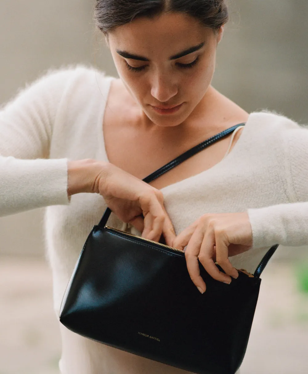 Gaia Shoulder Bag - Black/Flamma