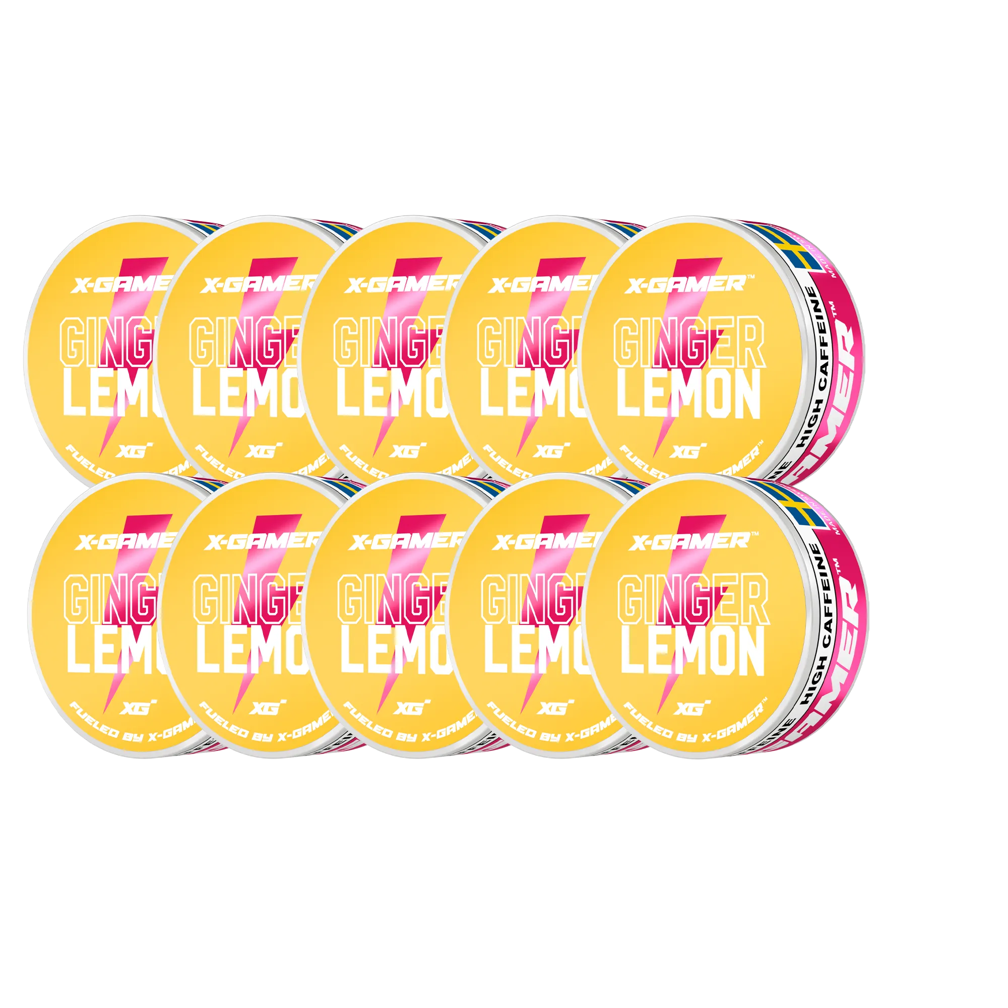 Ginger Lemon Energy Pouches (10 Pack/200 Pouches)