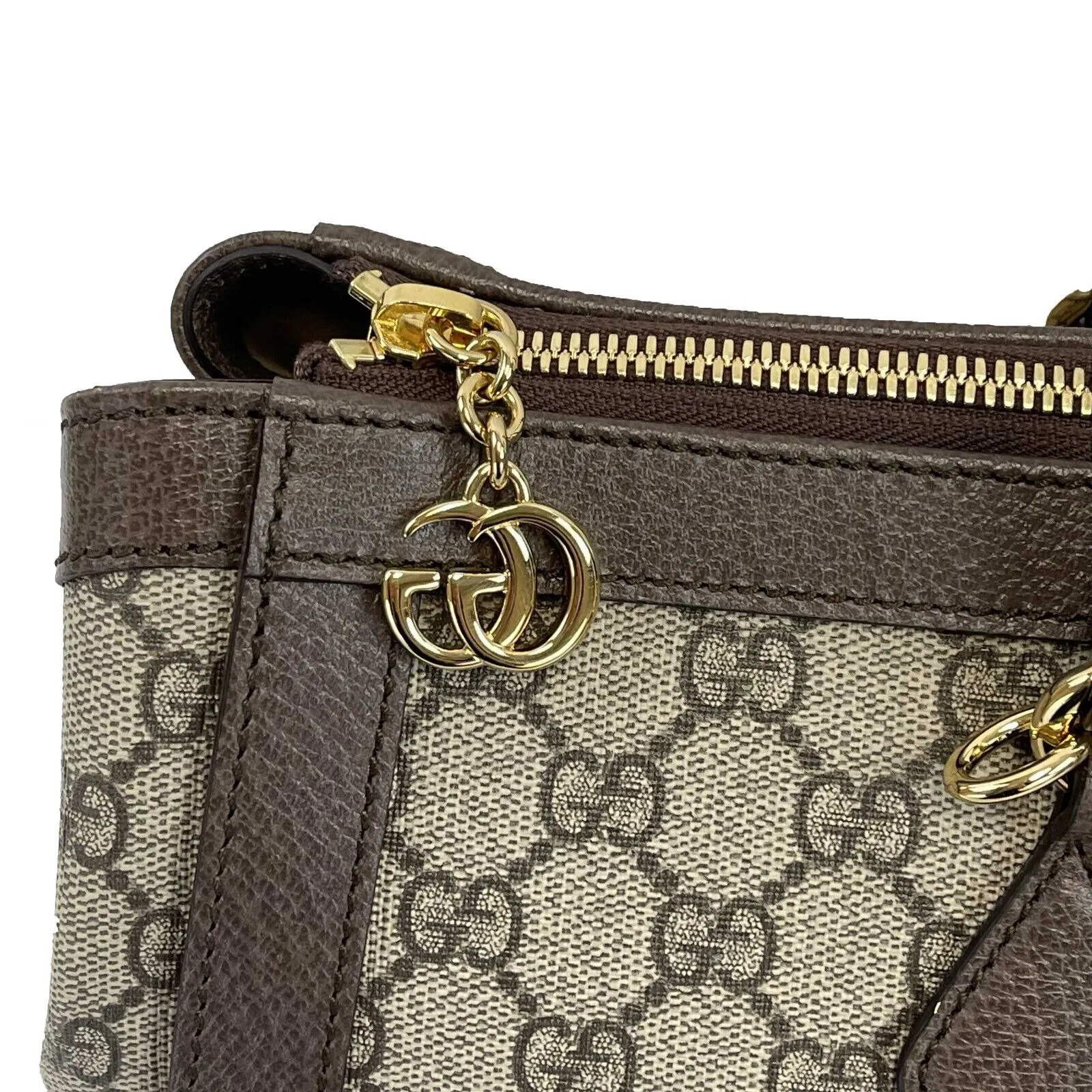 Gucci - Excellent - Ophidia GG Medium Tote / Top Handle w/ Shoulder Strap