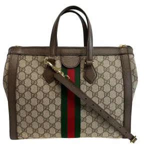 Gucci - Excellent - Ophidia GG Medium Tote / Top Handle w/ Shoulder Strap