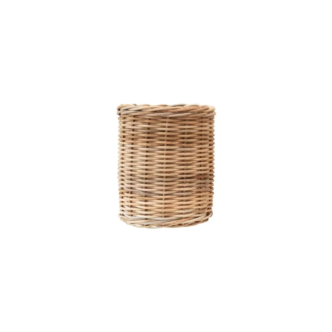 Hand-Woven Wicker Basket