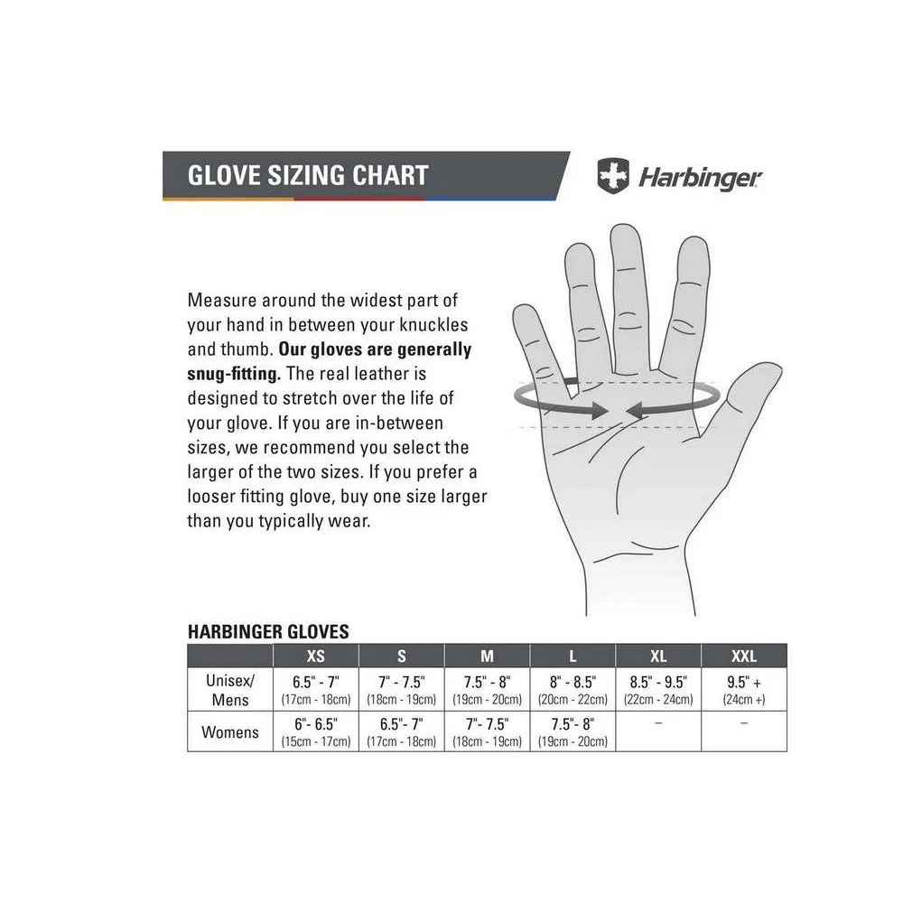 Harbinger Mens Pro Gloves 2.0