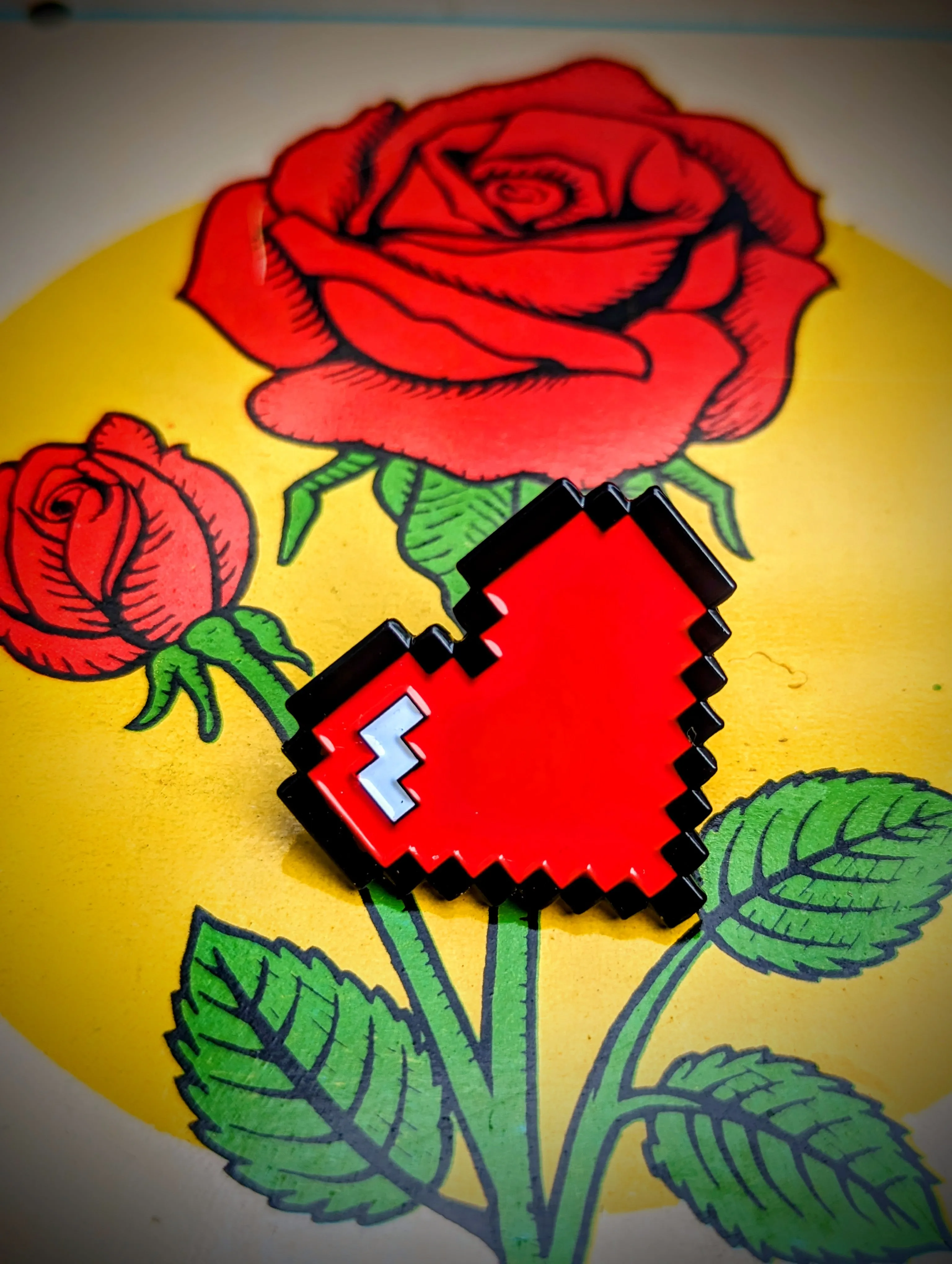Heart pins