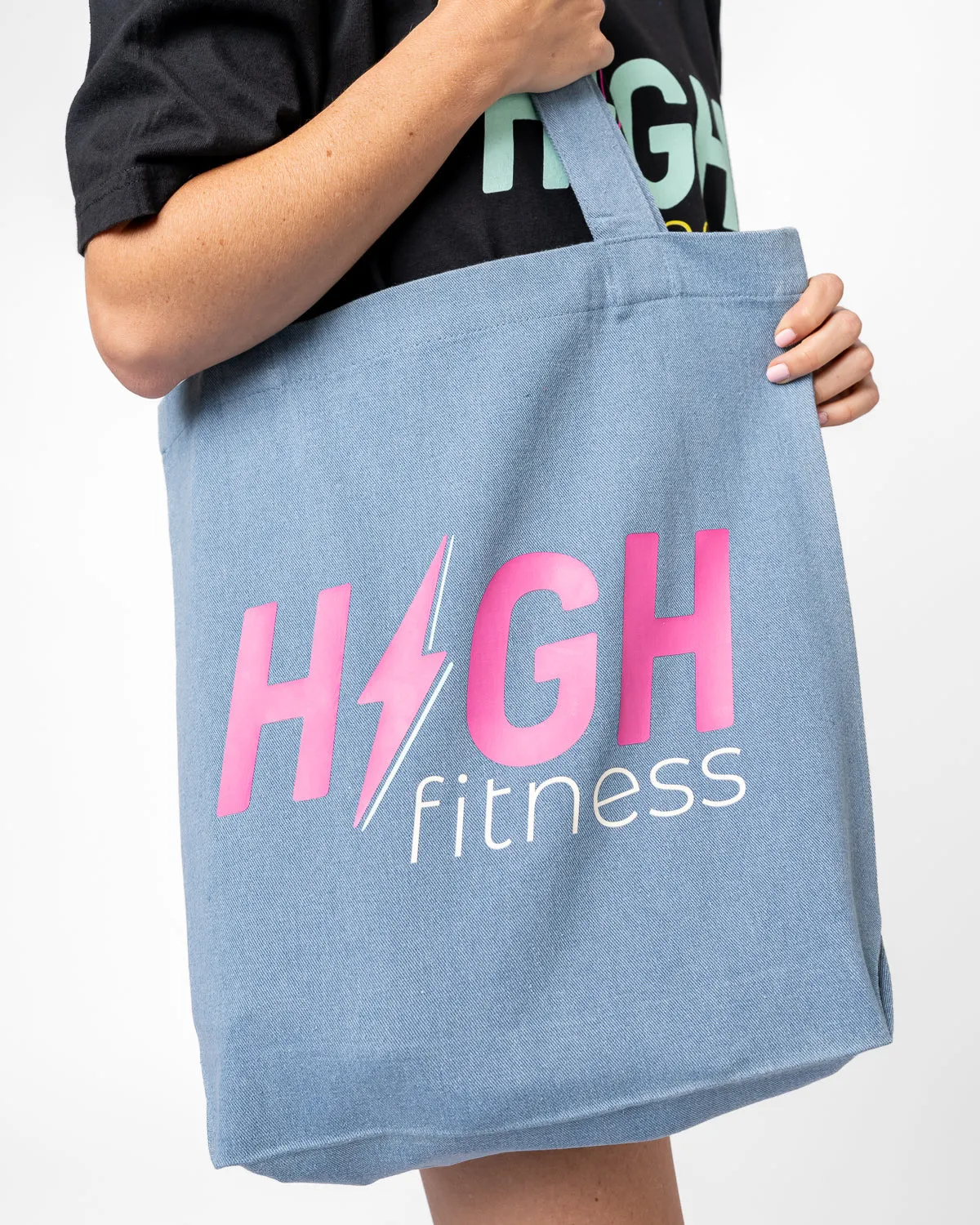 HIGH Denim Tote Bag