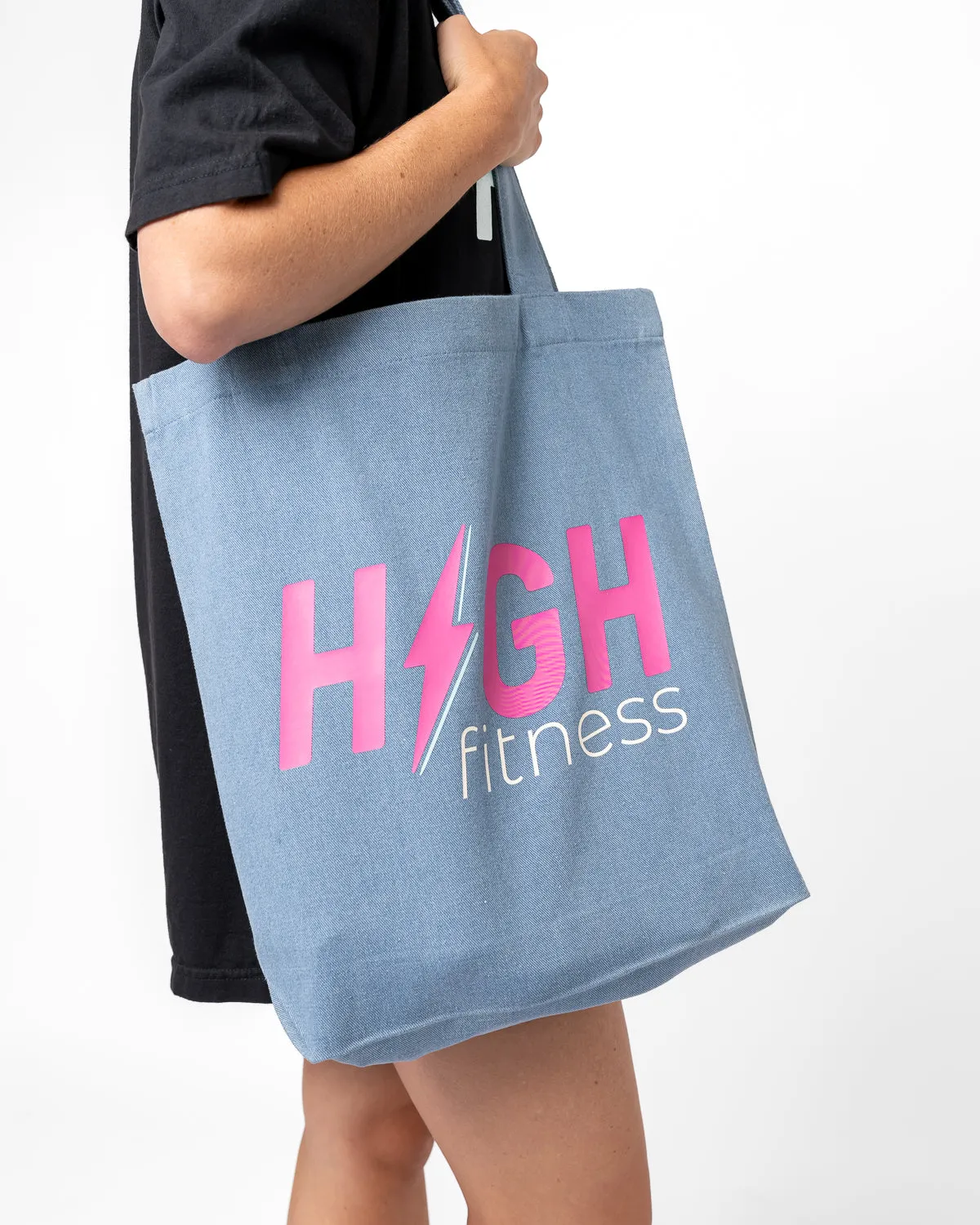 HIGH Denim Tote Bag