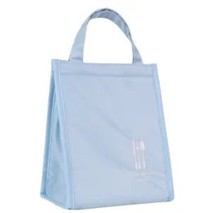 HOMESPON Reusable Thermal Lunch Bag Insulated Lunch Tote Premium Quality Water Proof Fabric Lunch Box Spacious Foldable Picnic Cooler Bag Cute Handbag for Women, Adult, Student (size S(baby blue))