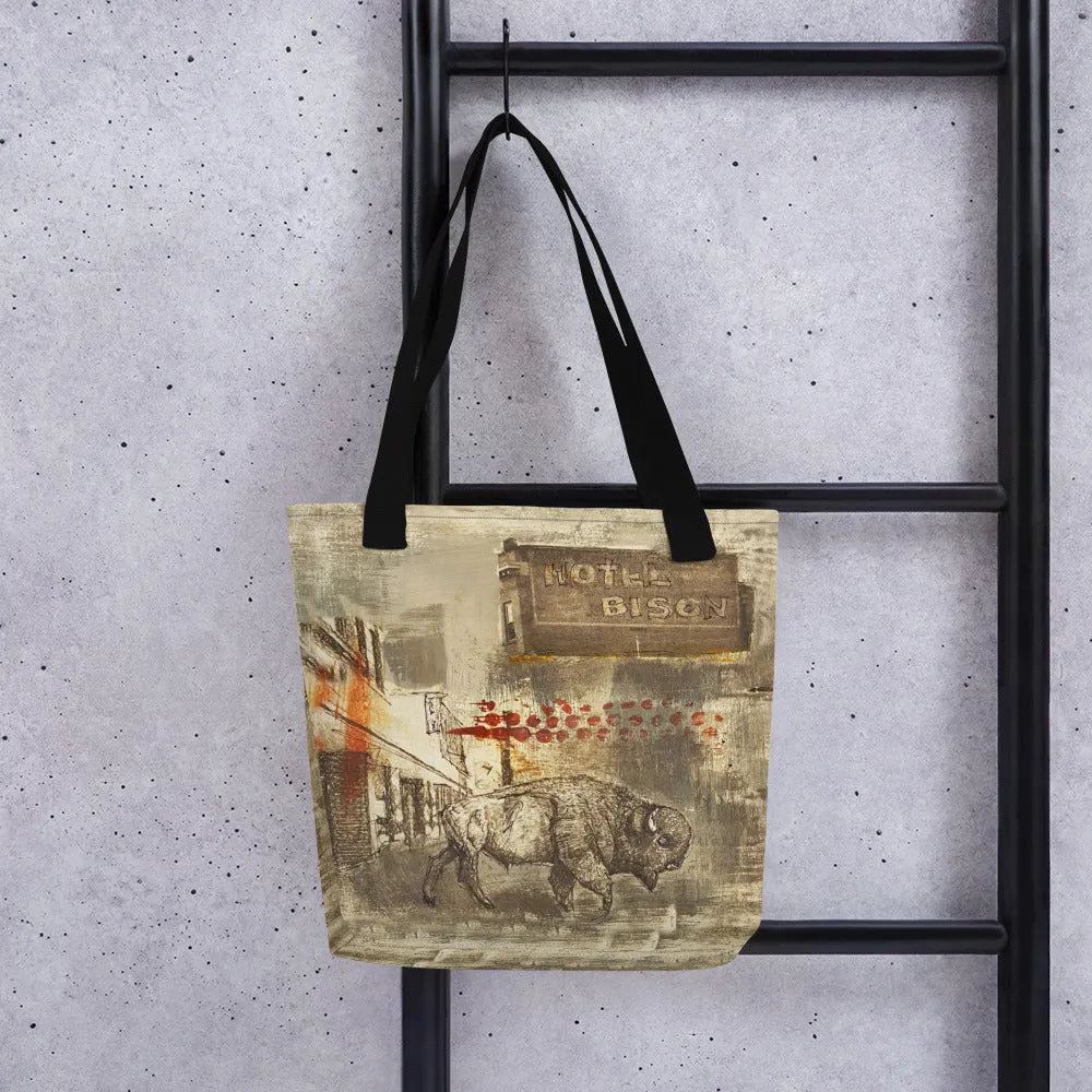 Hotel Bison I - Artful Tote Bag