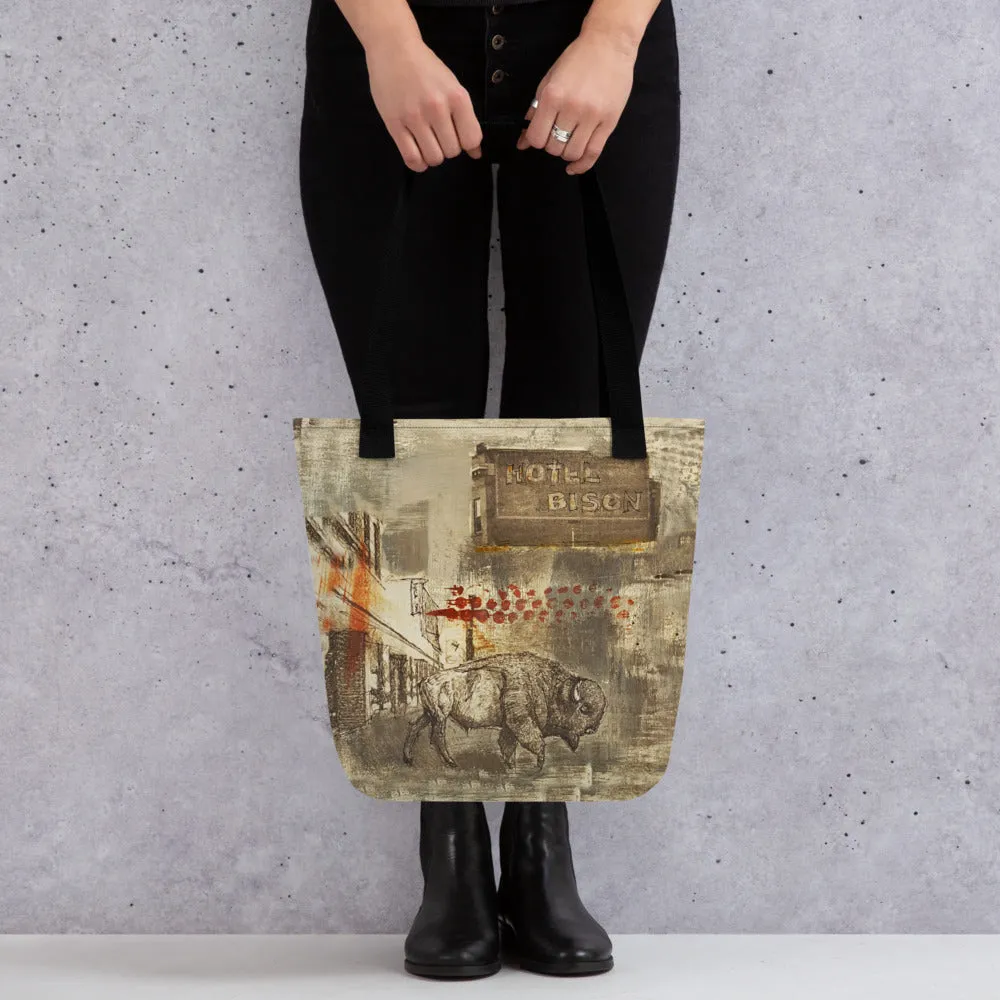 Hotel Bison I - Artful Tote Bag