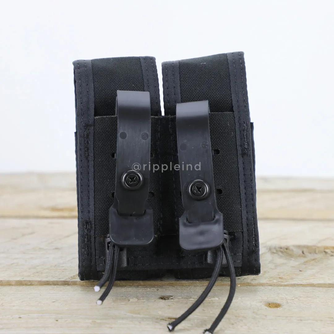 HSGI - Black - DUTY Pistol Taco - COVERED (Double)