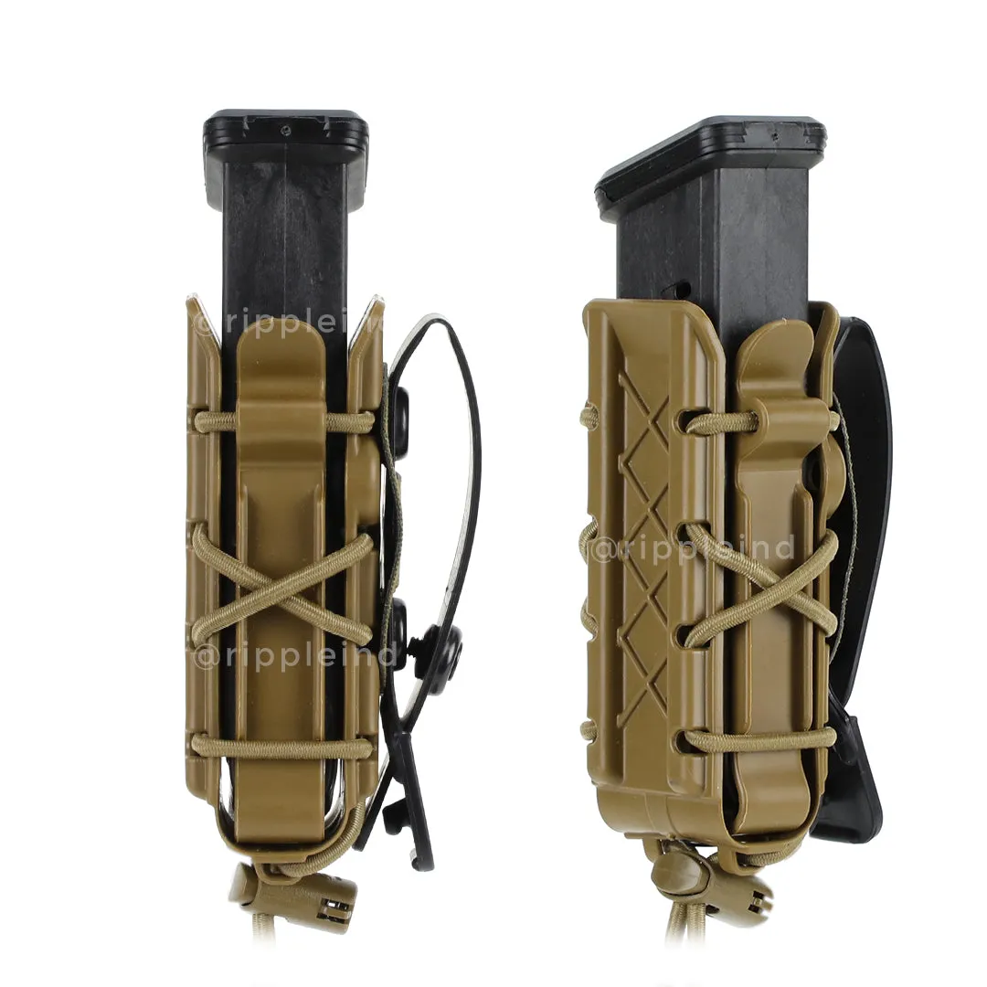 HSGI - Coyote Brown - Polymer Pistol Taco Mag Pouch - CLEARANCE