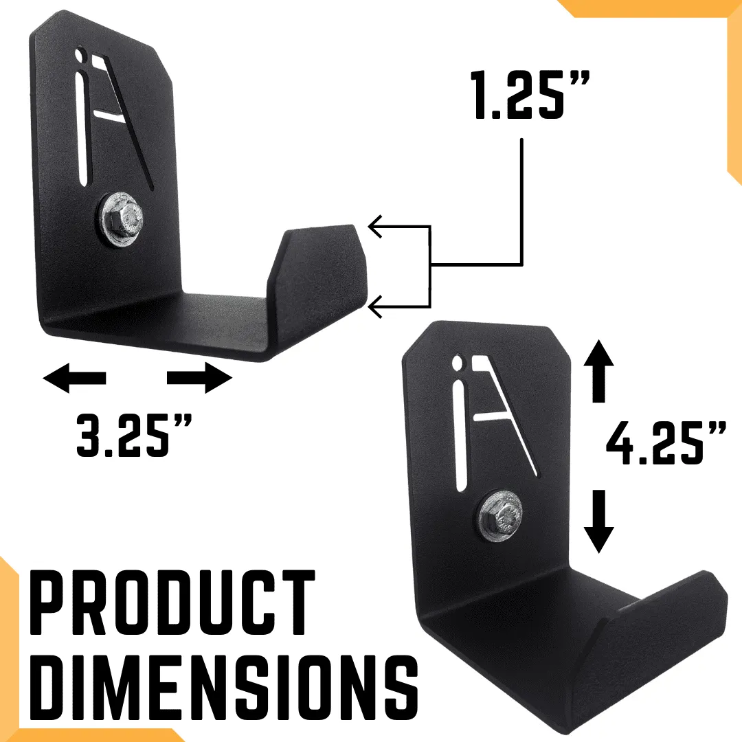 Iron American Multi-Purpose Gym Storage Wall Brackets