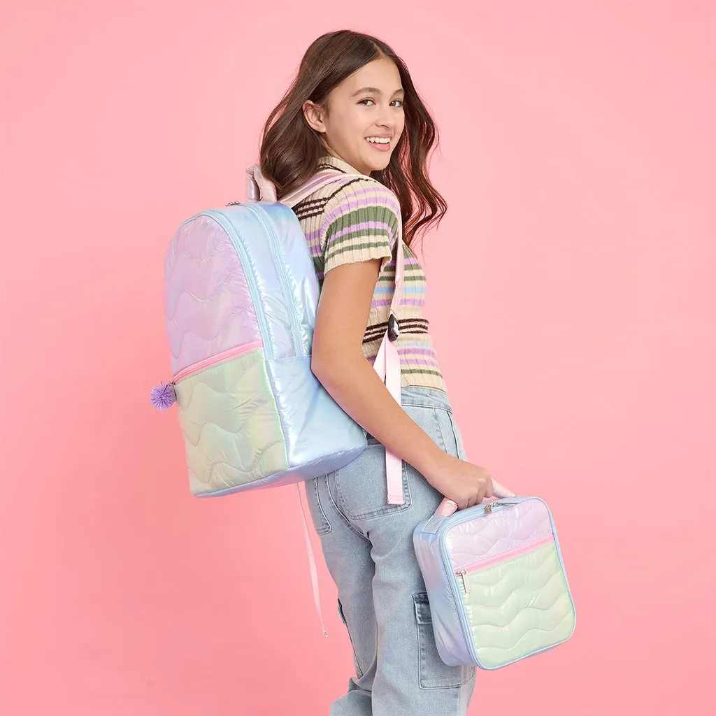Iscream Color Block Quilted Lunch Tote