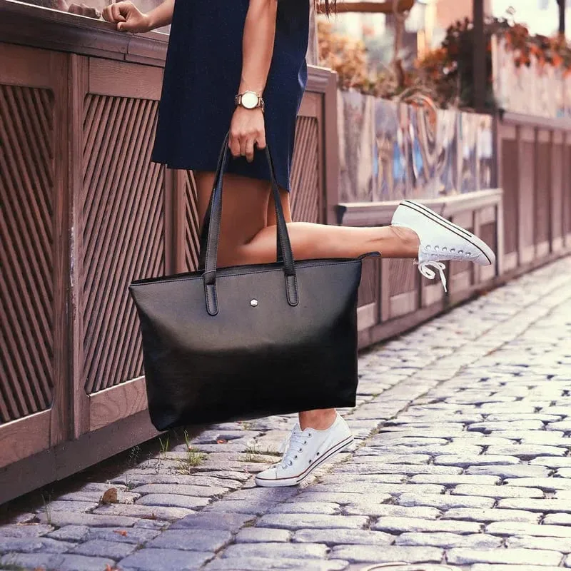 Jekyll & Hide Large 15" Shopper Handbag Black