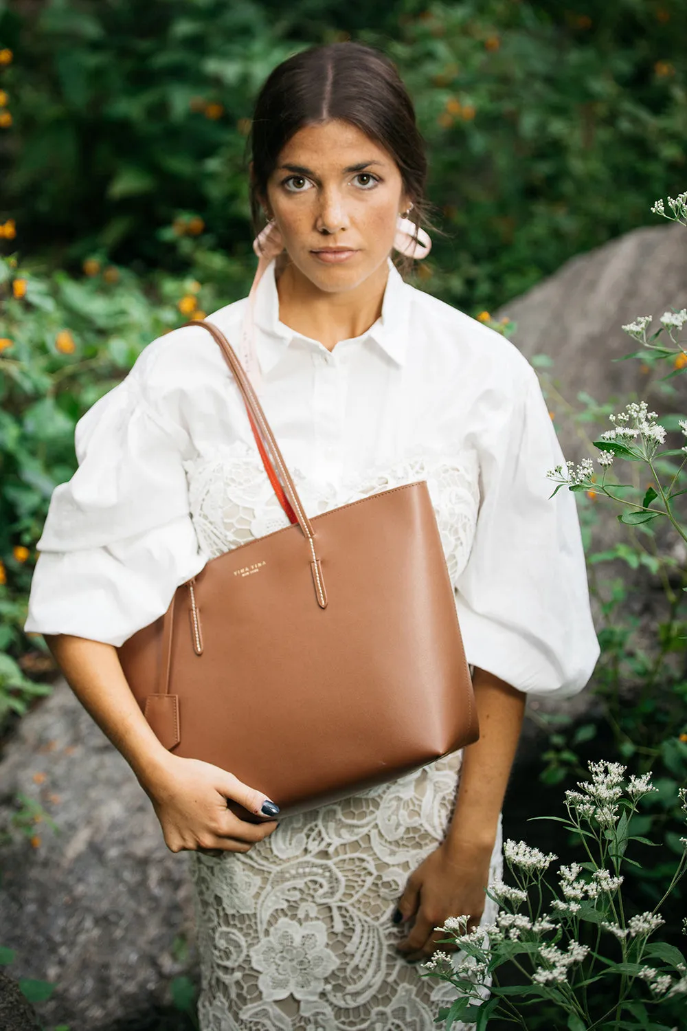 KAFKA LARGE TOTE  CHOCOLATE
