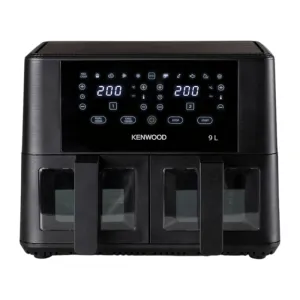 Kenwood 9L kHealthy Dual Basket Air Fryer with Window HFG95.000BK