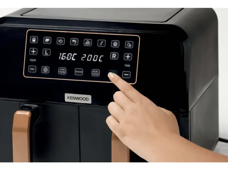 Kenwood Air Fryer 8L kHealthy Fry Dual HFP70.000BK