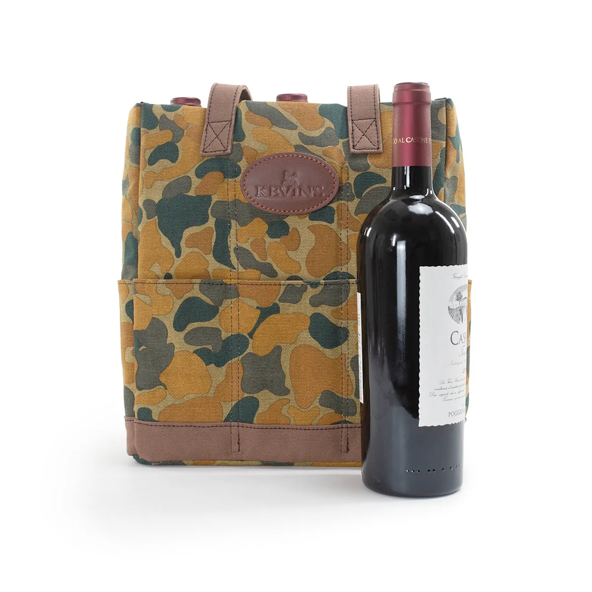 Kevin's Canvas 3 Bottle Wine Tote