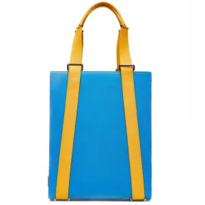 kora large convertible leather tote - golden sky