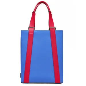 kora large convertible leather tote - hot iris