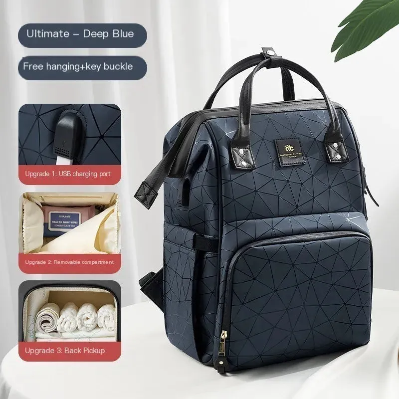 Large Capacity Mommy Bag Waterproof Fashionable High Quality Maternity Backpacks