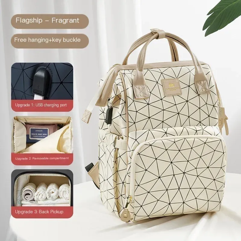 Large Capacity Mommy Bag Waterproof Fashionable High Quality Maternity Backpacks