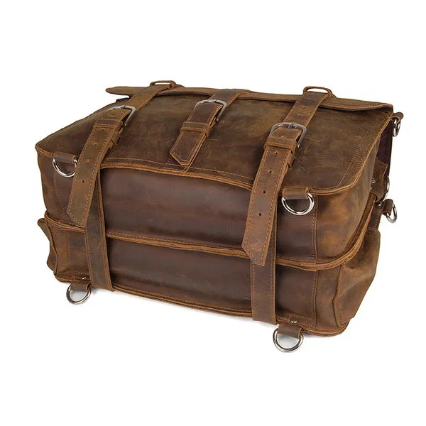 Large Leather Travel Bag, Leather Laptop Bags For Men, Best Briefcases For Men, Leather Holdall Bags