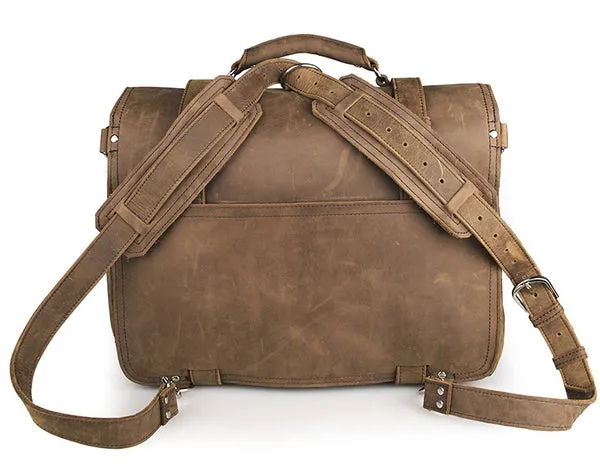 Large Leather Travel Bag, Leather Laptop Bags For Men, Best Briefcases For Men, Leather Holdall Bags