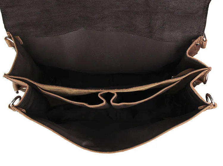 Large Leather Travel Bag, Leather Laptop Bags For Men, Best Briefcases For Men, Leather Holdall Bags