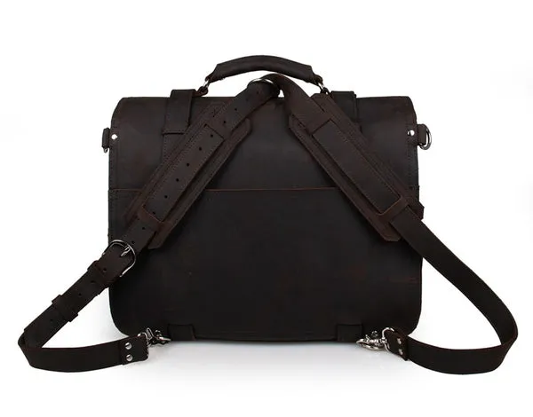 Large Leather Travel Bag, Leather Laptop Bags For Men, Best Briefcases For Men, Leather Holdall Bags